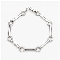 Bracelet Idee Preziose dal 1987 Femme in Or blanc Zircone IP.BK18B/22 - IP.BK18B/22